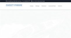 Desktop Screenshot of exocetmarine.com