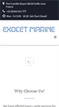 Mobile Screenshot of exocetmarine.com